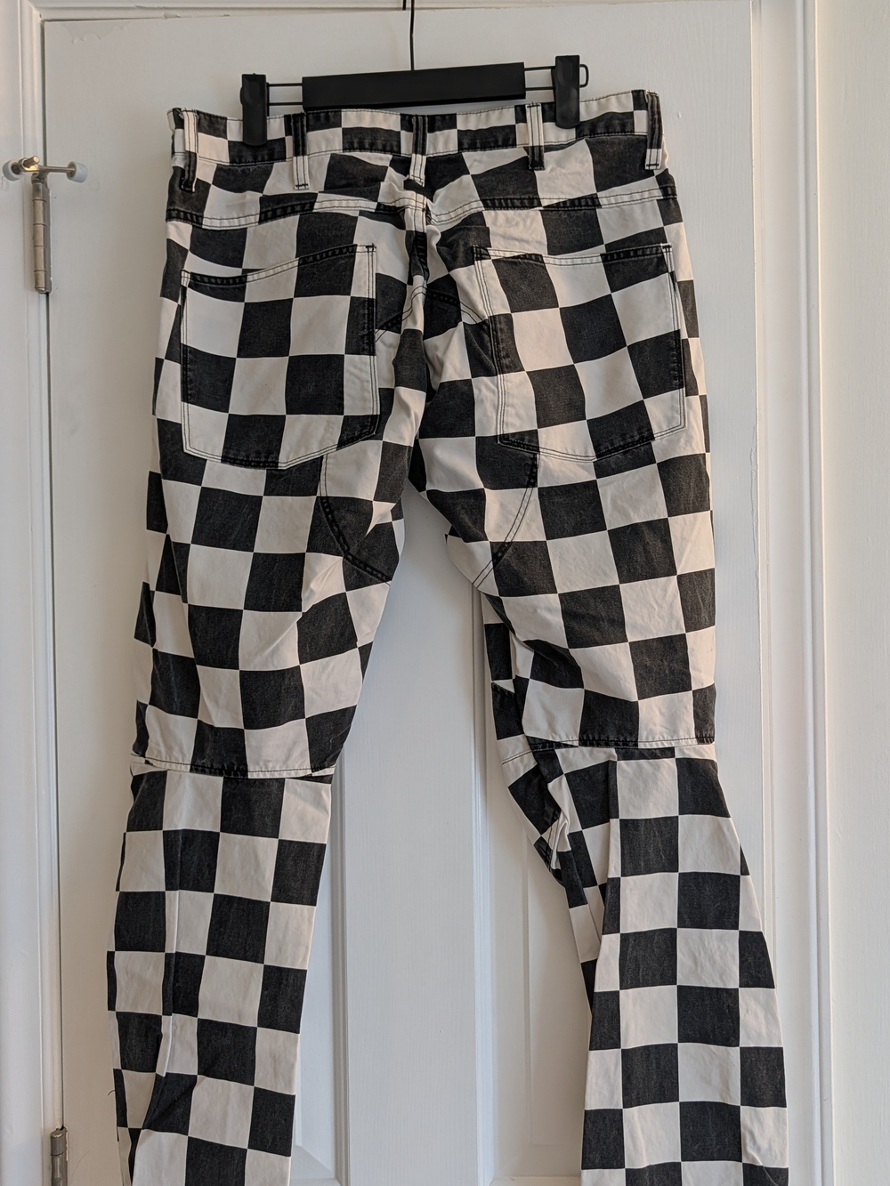 G-Star RAW Black and White Checker Cargo Pants Pharrell Willams Collab - Picture 8 of 14